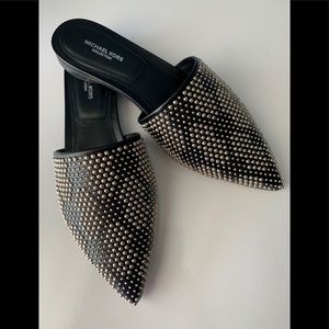 NWT MIchael KORS SHOE MULES STUNNING! Size 7 with BOX